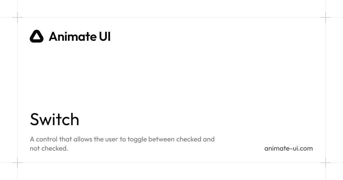 Switch - Animate UI